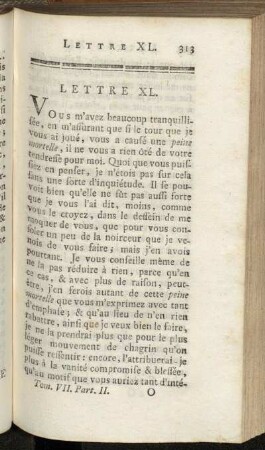 Lettre XL. - Lettre XLIII.