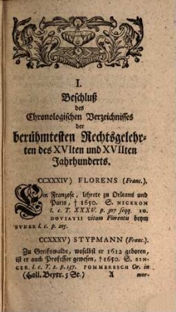 Hallische Beyträge zu der juristischen Gelehrten-Historie. 2, 2. 1758 = St. 5 - 8