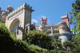 Kleinstadt Sintra bei Lissabon - Burganlage