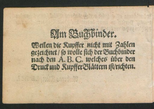 Am Buchbinder.