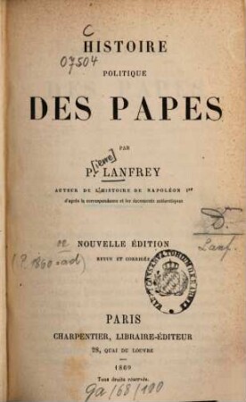 Histoire politique des papes