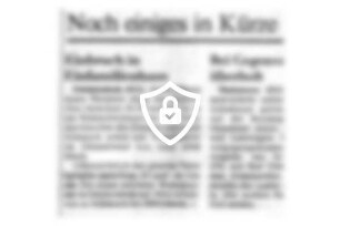 Einbruch in Einfamilienhaus