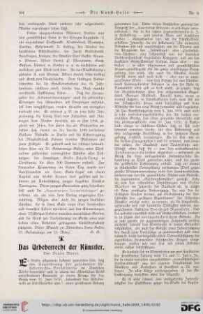 5: Das Urheberrecht der Künstler