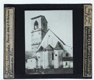 Müstair, St. Johann, Benediktinerinnenkloster : Außenansicht von O, Apsiden