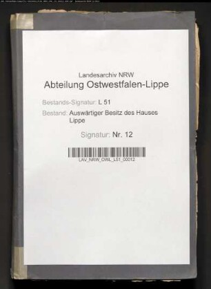 Auslösung der Pfandschaft Beyenburg durch Jülich