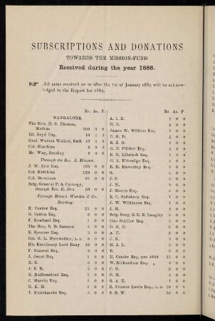 118-123, Subscriptions and donations...
