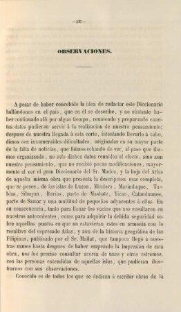 Observaciones