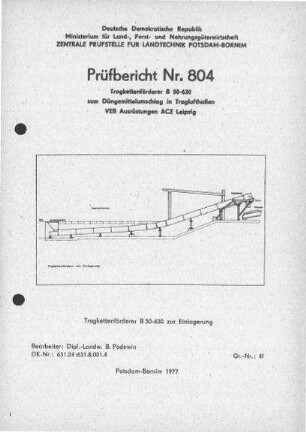 Trogkettenförderer B 50-630