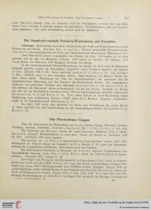 Das Fürstenthum Glogau