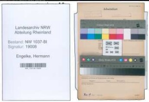 Entnazifizierung Hermann Engelke , geb. 16.07.1895 (Stadtinspektor)