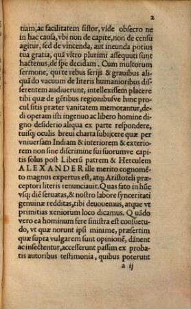 Alexandri Macedonis Ad Aristotelem praeceptorem de rebus Indiae mirabilibus epistola