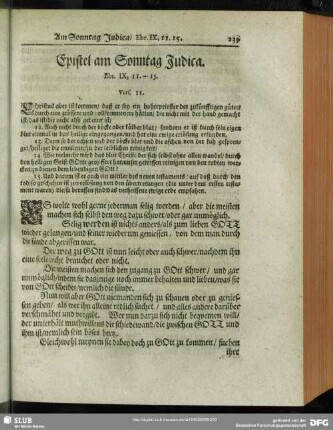 Epistel am Sonntag Judica. Ebr. IX. 11. -- 15. Vers. II.