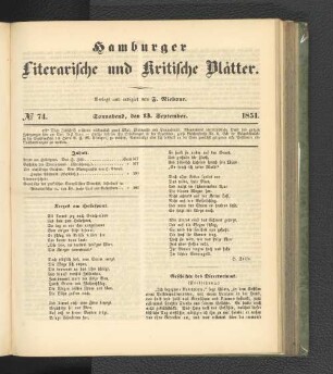 No. 74. 13. September 1851