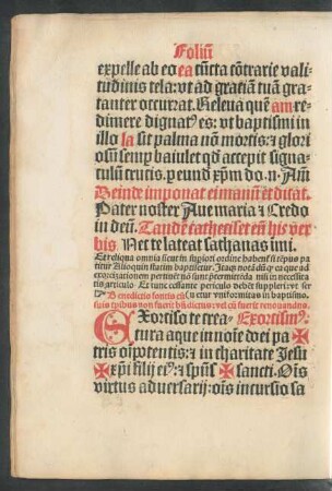 Benedictio fontis cum suis temporibus non fuerit benedictus ...