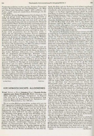 Kirchengeschichte: Allgemeines