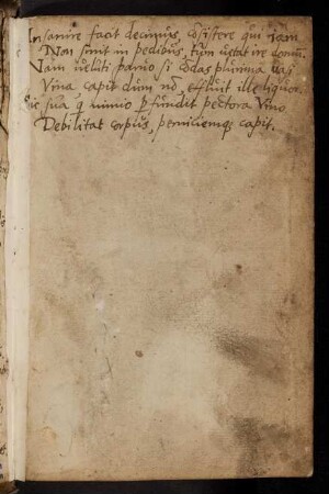 Vorsatz mit handschriftlichen Notizen