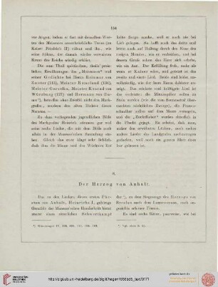 Der Herzog von Anhalt