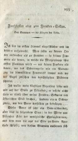 Fünfzigster oder 2ter Freuden-Sektor