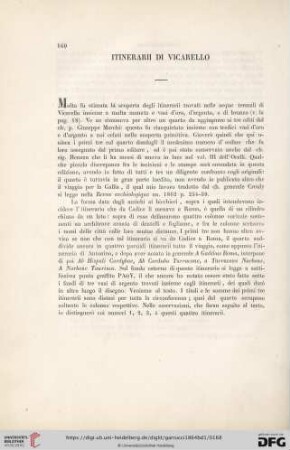 Itinerarii Di Vicarello