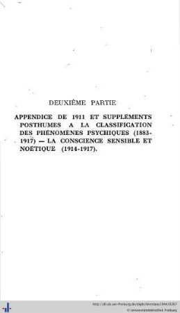 Deuxième partie.