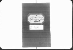 Nicht zu vernichtende Belege 1862