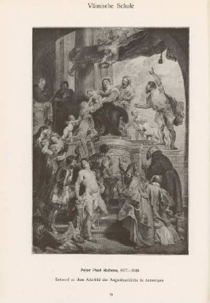 Entwurf zu dem Altarbild der Augustinerkirche in Antwerpen