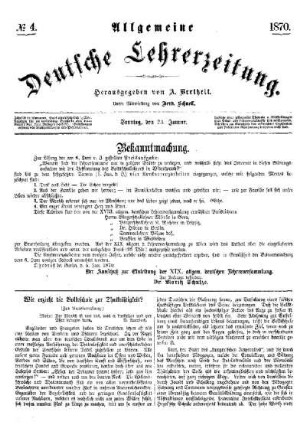 Wie erzieht die Volksschule zur Thatkräftigkeit?