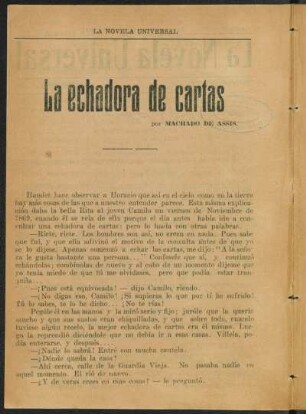 La echadora de cartas