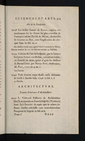 577-602, Architecture - Art Militaire