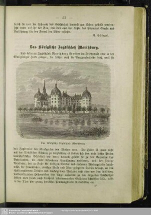 Das königliche Jagdschloß Moritzburg