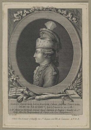 Bildnis des Charles Geneviève Louis Auguste André Timothée Déon de Beaumont