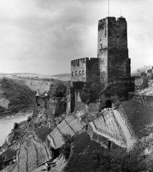 Kaub. Burg Gutenfels (1220-1230, Ausbau 1833/1890)