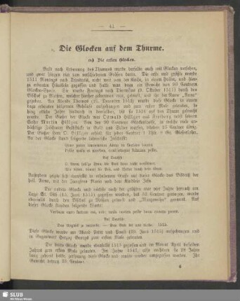 Die Glocken auf dem Thurme