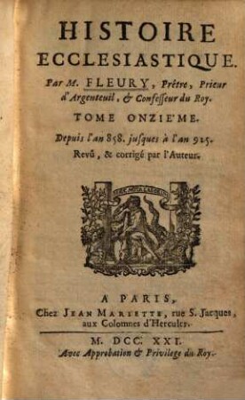 Histoire ecclesiastique, 11. Depuis l'an 858. jusques à l'an 925