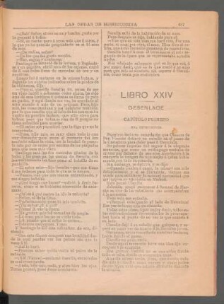 Capítulo primero : Una imprudencia