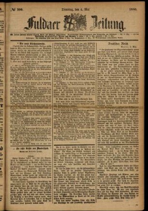 Ausgabe vom Dienstag, den 04. Mai 1886.