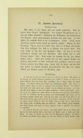 17. Jakobs Heimkehr