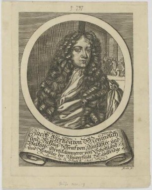 Bildnis des Jacob, Hertzog von Monmouth und Buklug