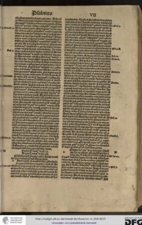 Incipit tractatus de psalmo VII.