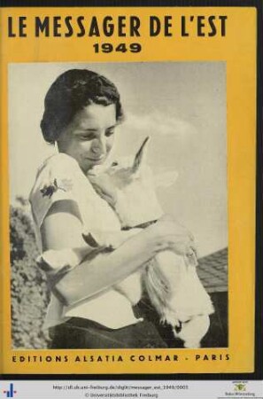 Le Messager de l'est: Almanach pour 1949