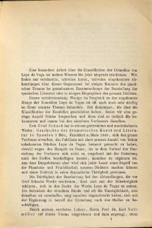 Studien zu Lope de Vega Carpio : e. Klassifikation seiner Comedias