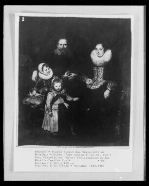 Familienbildnis der Künstlerfamilie Vos