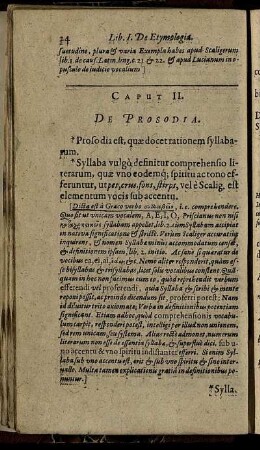 Caput II. De Prosodia.