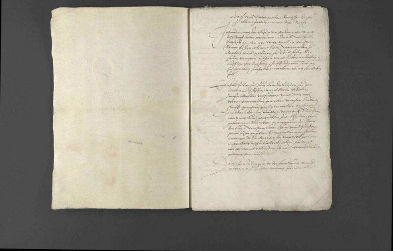 Instruktion Kaiser Karls V. zu den Werbungen des Hans Wilhelm Nothaft bei den Bischöfen Wiegand von Bamberg und Melchior von Würzburg bezüglich des mit Markgraf Albrecht II. Alcibiades von Brandenburg-Kulmbach aufgesetzten Vertrags.