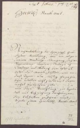 Grenzbeschreibung und Begehung zwischen den Gemeinden Münzesheim und Unteröwisheim