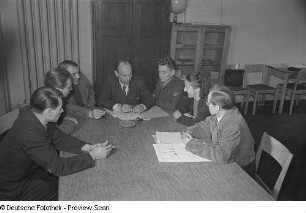 Besprechung des Verbands Bildender Künstler Leipzig