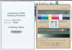 Entnazifizierung Alfons Unterberg , geb. 28.08.1910 (Friseur)