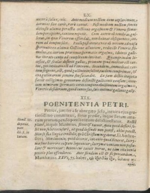 XIX. Poenitentia Petri.