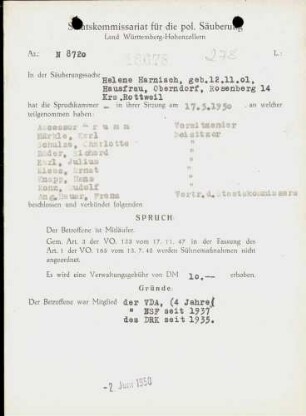 Harnisch, Helene