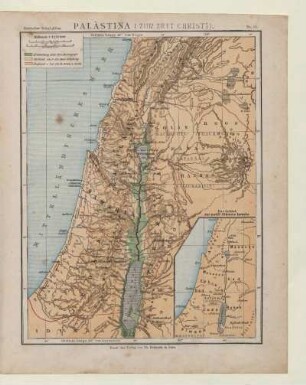 Palästina (Zur Zeit Christi), Das Gebiet der zwölf Stämme Israels